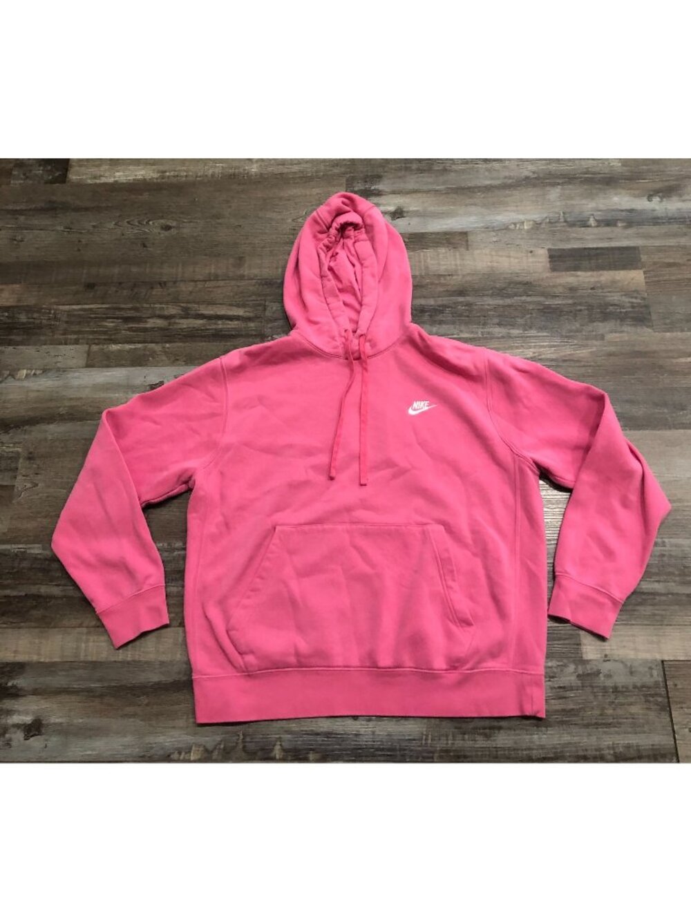 Nike Sportswear Womens Large Pink Hoodie Sweatshirt Pullover